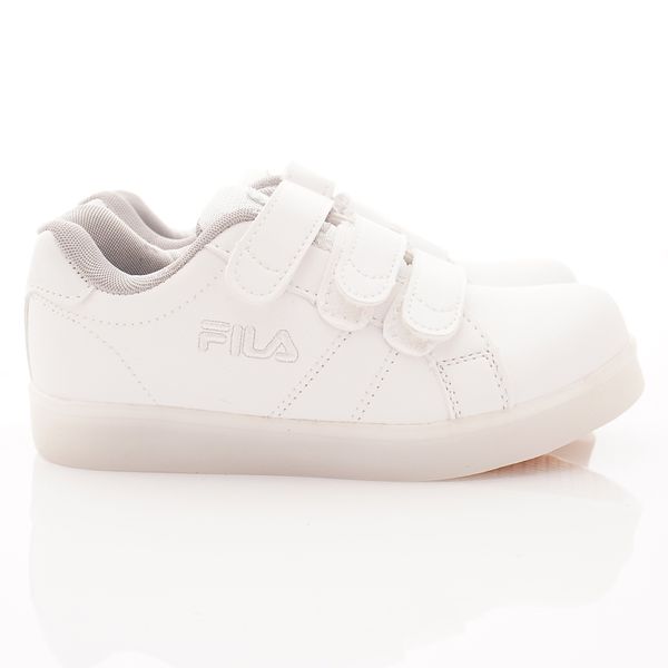 FILA - FILA童鞋-電燈板鞋款(中大童段)-白