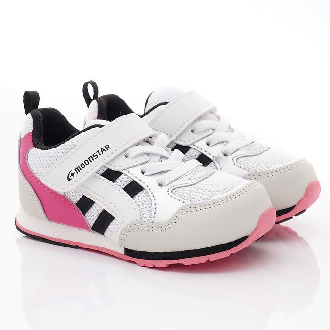 Moonstar日本月星 - 運動鞋系列童鞋-MSCNC2956黑粉(中童段)-機能運動鞋-黑粉