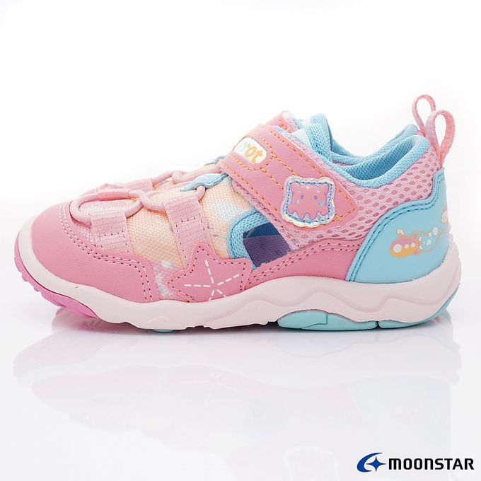 Moonstar日本月星 - 速乾公園鞋系列童鞋-CRC23344粉(中小童段)-機能運動鞋-粉