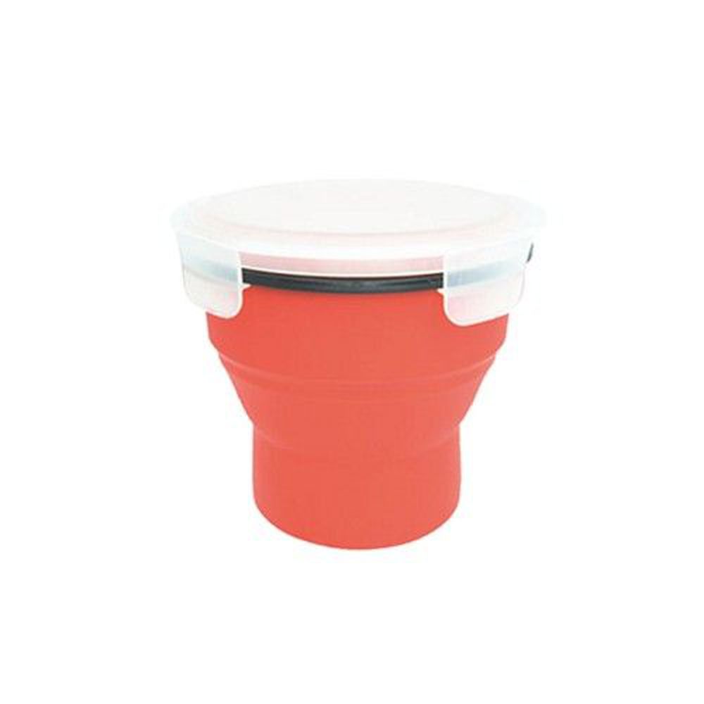 Lexngo - 可折疊湯杯-紅色-700ml