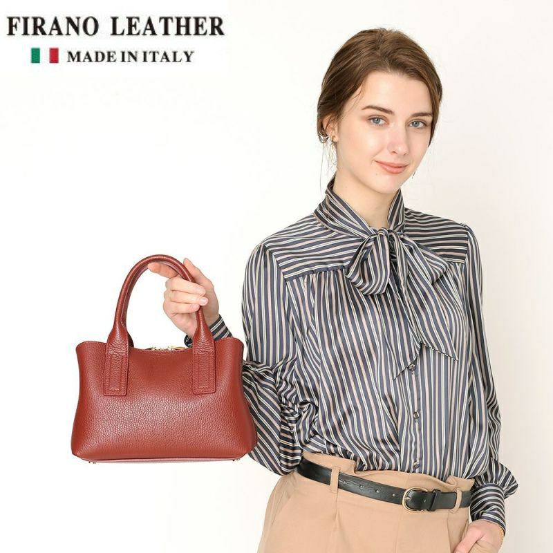 日本 FIRANO - STORY雜誌掲載 x 義大利製小牛皮系列 鱷魚紋側背兩用迷你手提包-GY