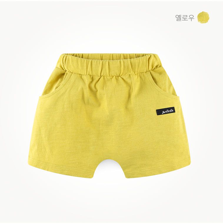 韓國 milk mile - 純棉舒適哈倫小短褲-深灰