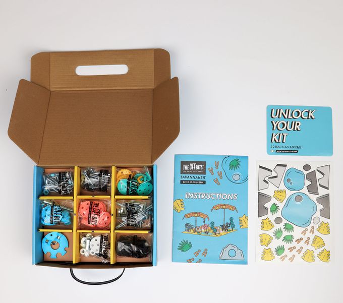 以色列 theOffBits - 機械積木-熱帶草原遊戲盒