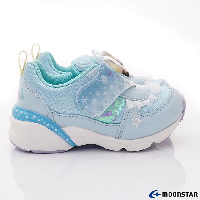 Moonstar日本月星 - 月星冰雪聯名電燈機能童鞋-DNC13109藍(中小童段)-機能運動鞋-藍