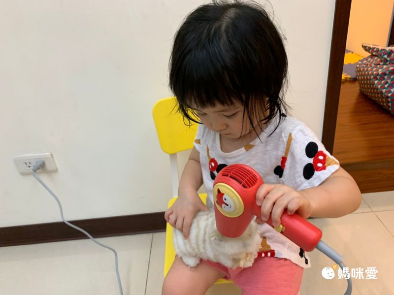 小七泡泡 - 負離子低幅射吹風機-恐龍