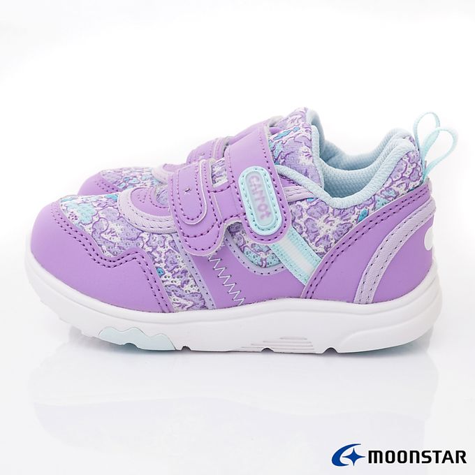 Moonstar日本月星 - 玩耍速乾機能童鞋-CRC23509紫(中小童)-機能運動鞋-紫