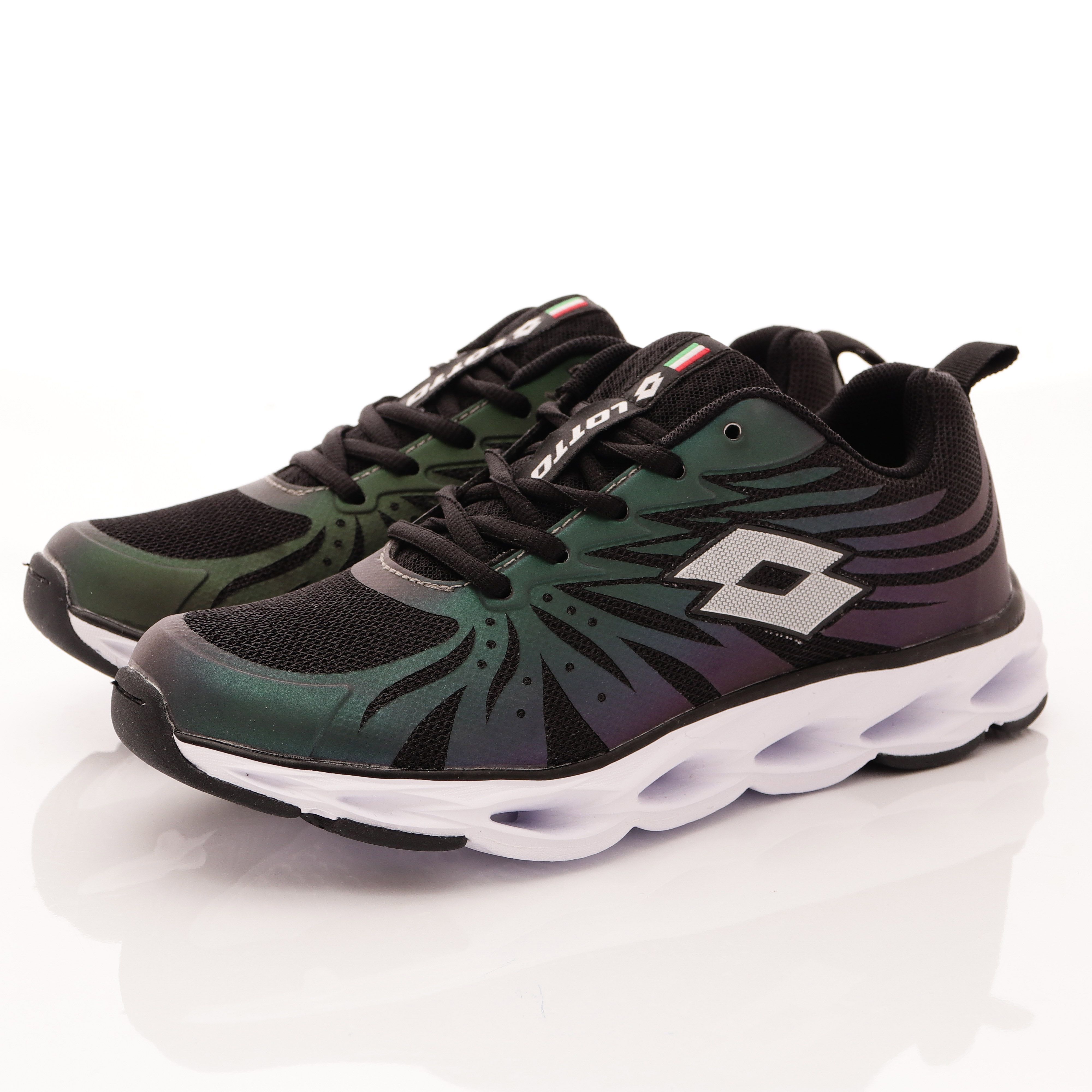 LOTTO樂得 - 風動釋壓女段運動款-運動鞋-黑