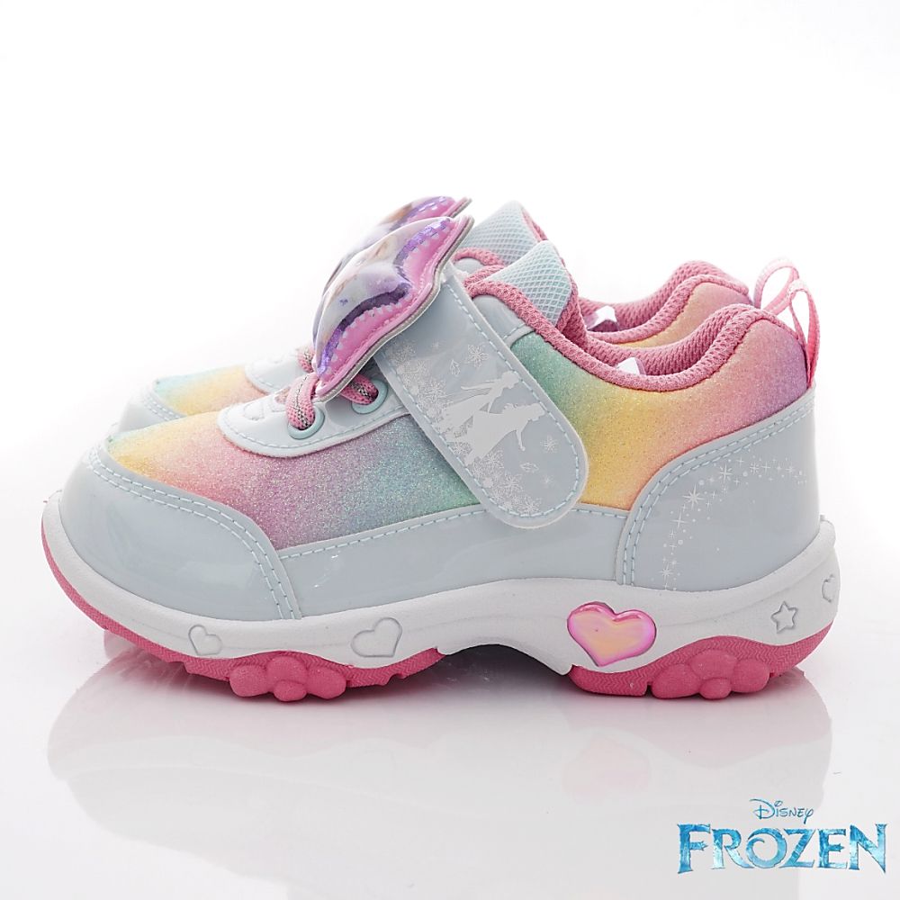 冰雪奇緣 - 台灣製冰雪奇緣電燈運動鞋(中小童段)-運動鞋-湖水藍