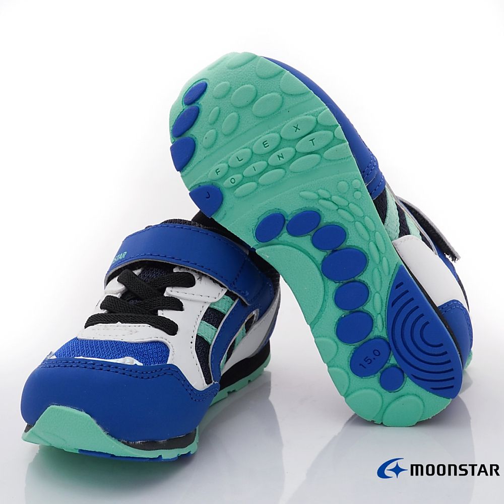 Moonstar日本月星 - 月星高機能運動鞋款(中小童段)-運動鞋-藍