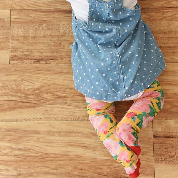 美國baby bling - 彈性內搭褲-色調花卉