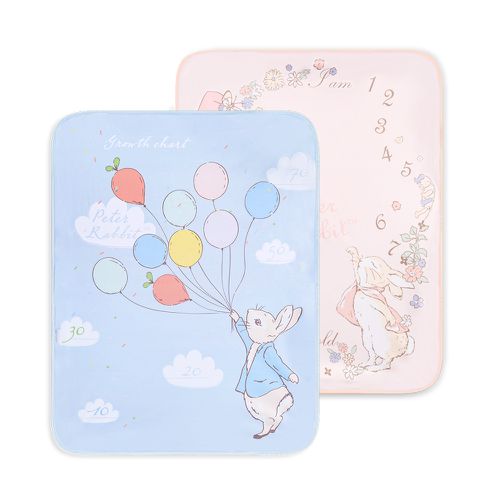 比得兔冬夏兩用尿墊毯 70x90cm(隔尿墊 保潔墊 尿布墊 防水墊 小被被 蓋毯)-花冠比得兔