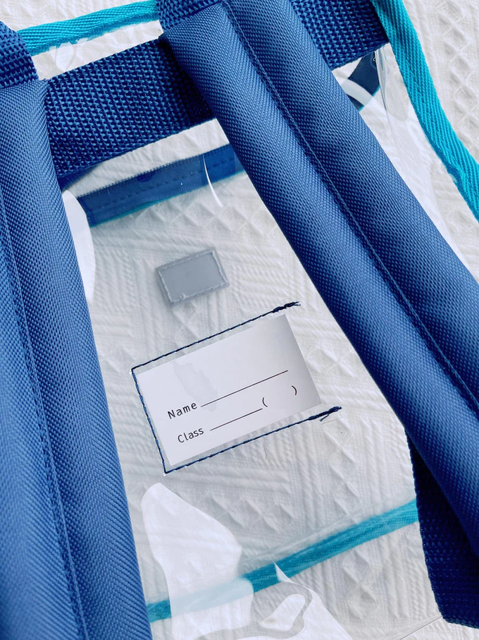 香港百寶袋王 Bagtory HK - Hello Bacyk 撞色後背包(小)-草莓x深藍