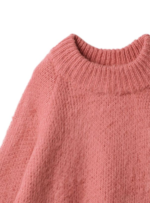 日本 GRL - 柔軟植絨編織毛衣-萊姆黃 (F)