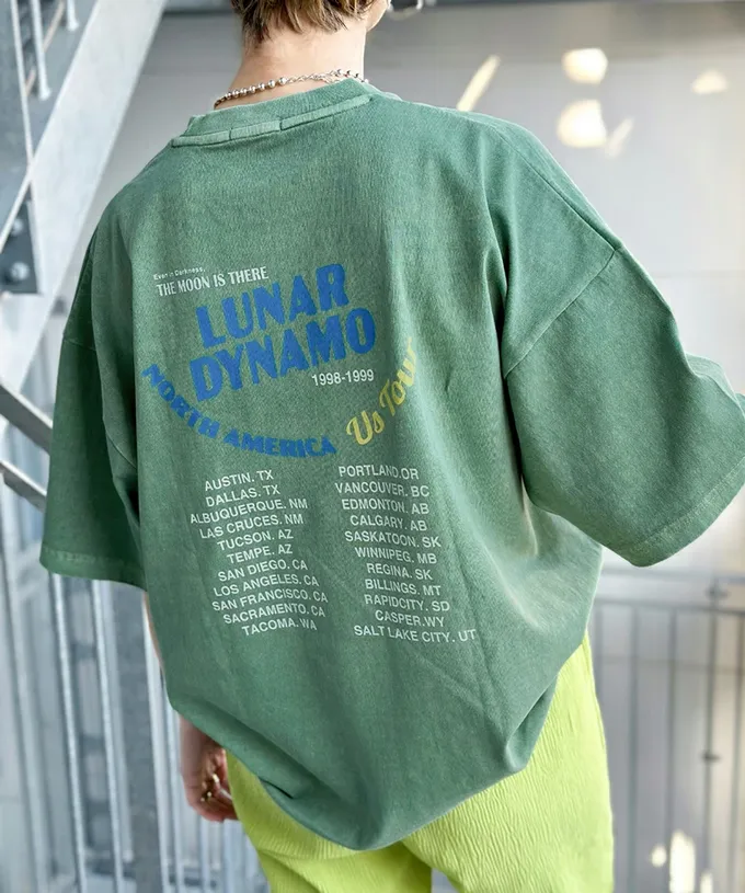 日本 Classical Elf - 100%棉美式復古印花T恤-粉紅