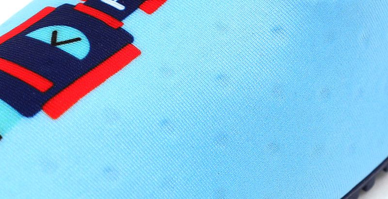 韓國 OZKIZ - 潛水布面輕量/防滑兒童沙灘鞋/戲水鞋-機器人