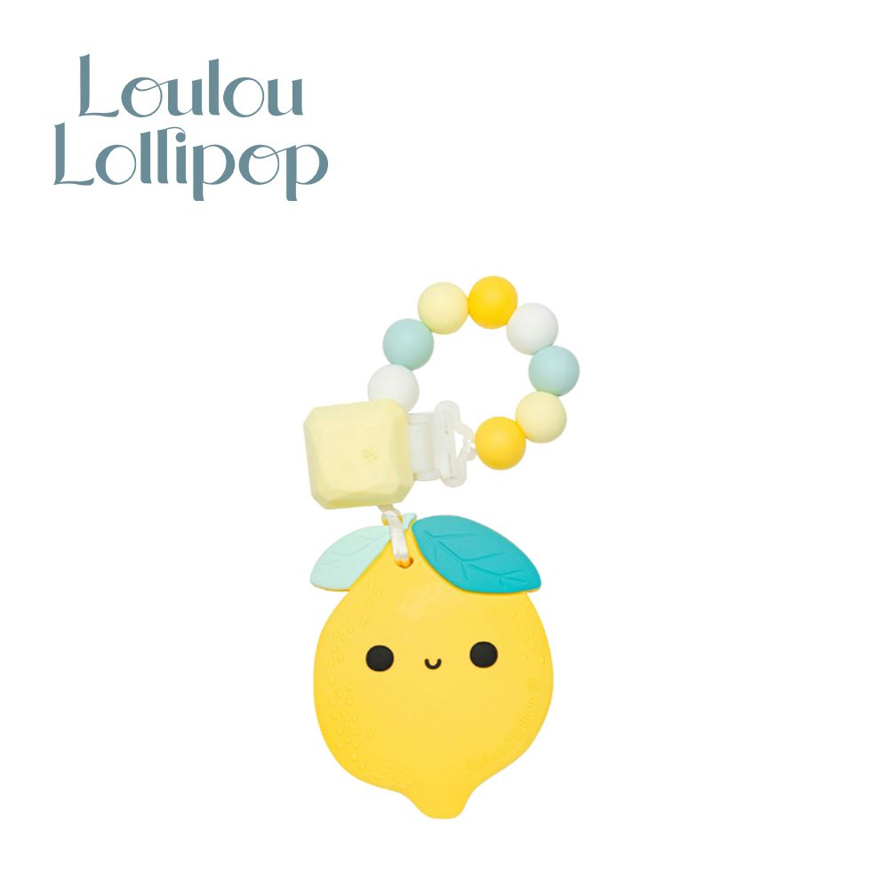 Loulou Lollipop - 加拿大 造型固齒器/奶嘴鍊組 - 夏日青檸
