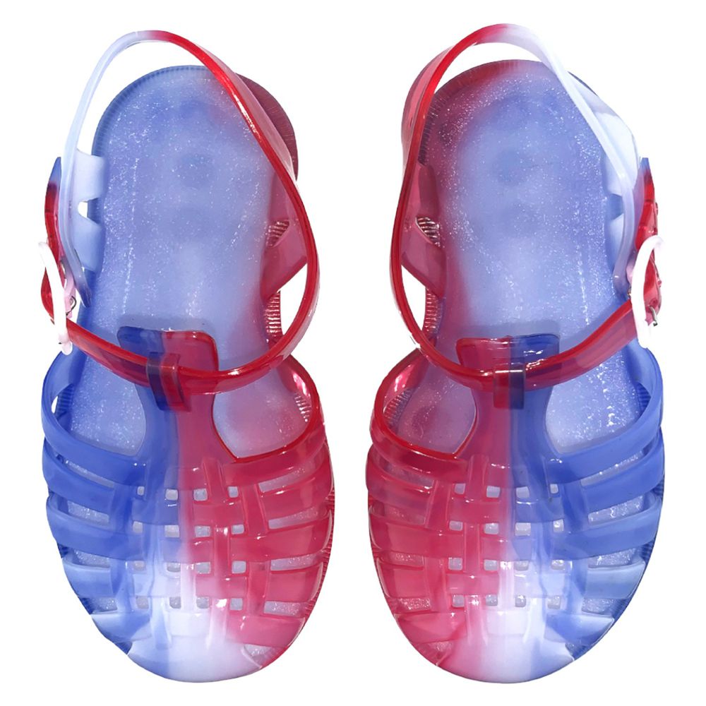 法國Méduse® - 兒童1946雙色軟糖涼鞋（剩27號約17cm）-SUNTRI款-法國軟糖