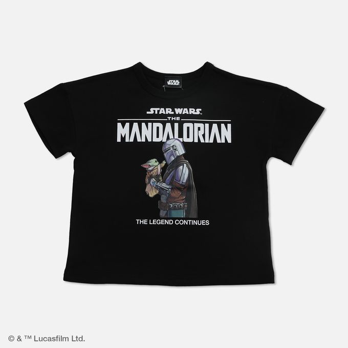 日本 Chil2 - 聯名款純棉短袖上衣-星際大戰B-黑