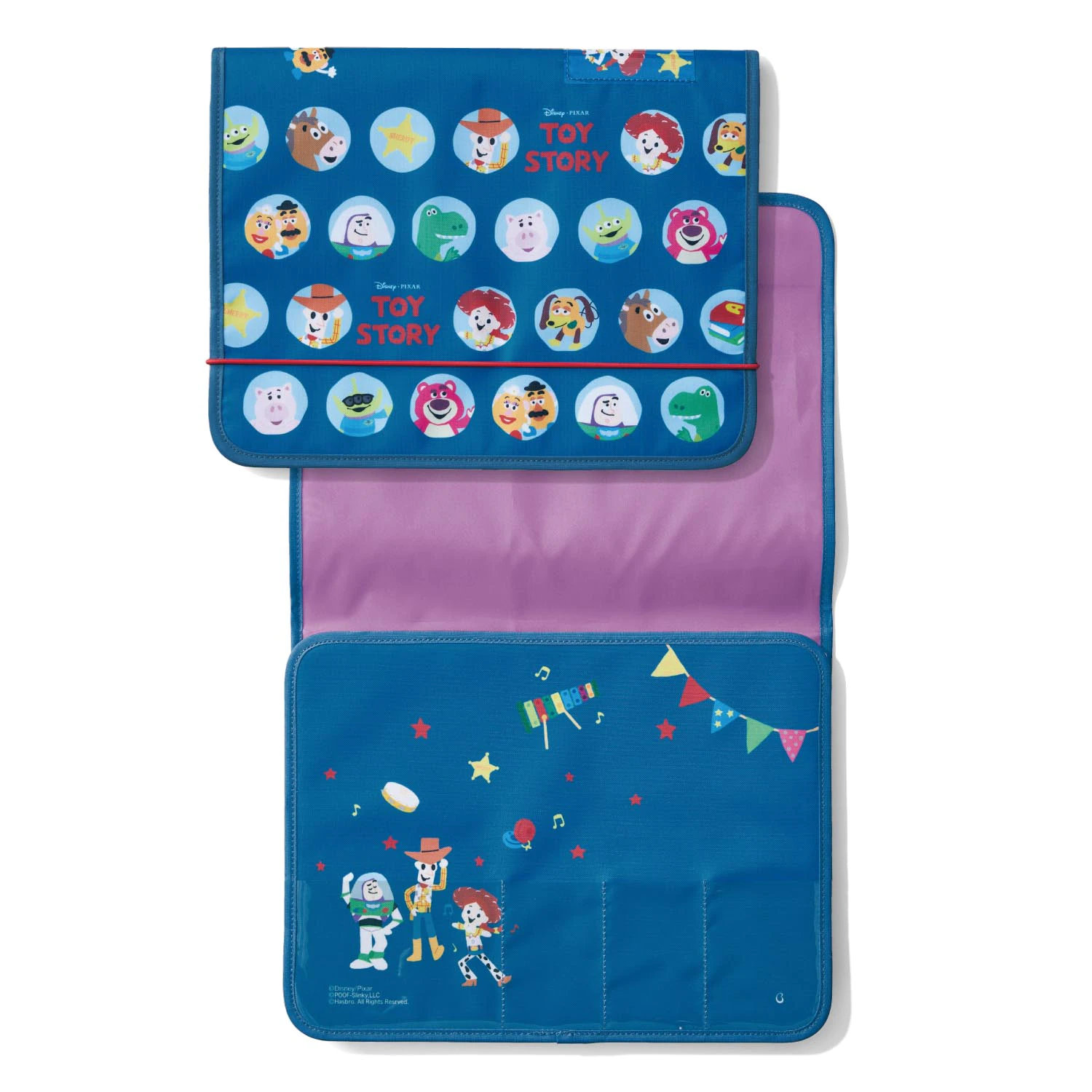 日本千趣會 - 迪士尼 多夾層風琴式文件夾(可放A4)-熊抱哥 (33.5×25.5×2cm)