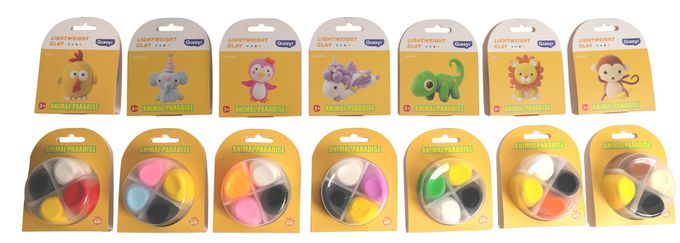 樂彩森林 - 4色主題輕黏土-動物天堂(混款)