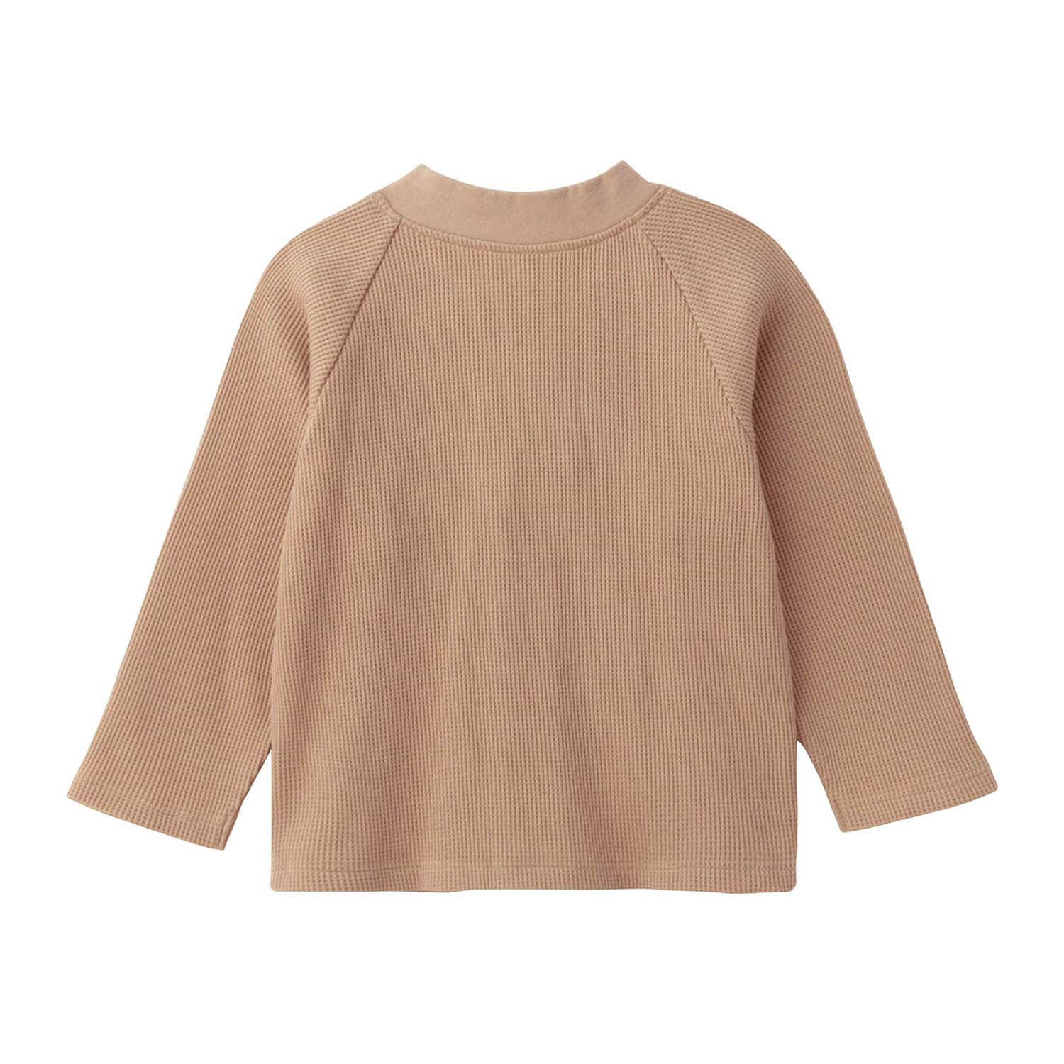 日本千趣會 - 學院風V領針織外套-石墨黑