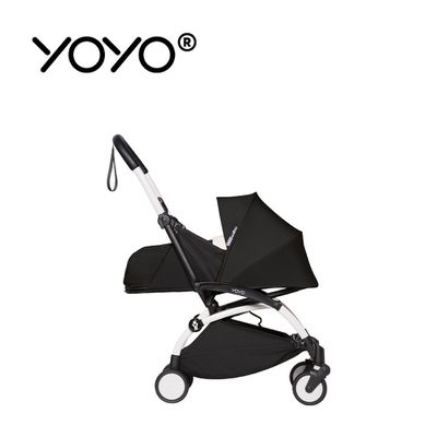 Stokke - YOYO² 法國 0+ 推車組合(含車架)-白色車架+黑色