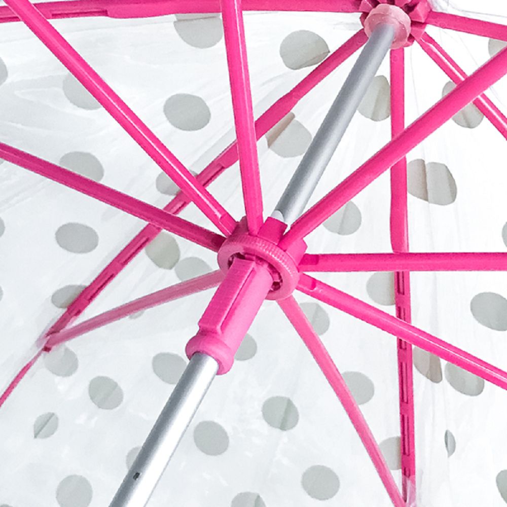 日本Caetla - Evereon可替換式環保輕量傘-水玉點點-米色