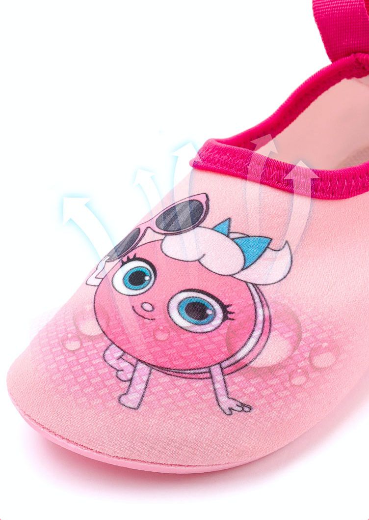 韓國 OZKIZ - 輕量/防滑兒童沙灘鞋/戲水鞋-布萊德理髮廳-粉紅