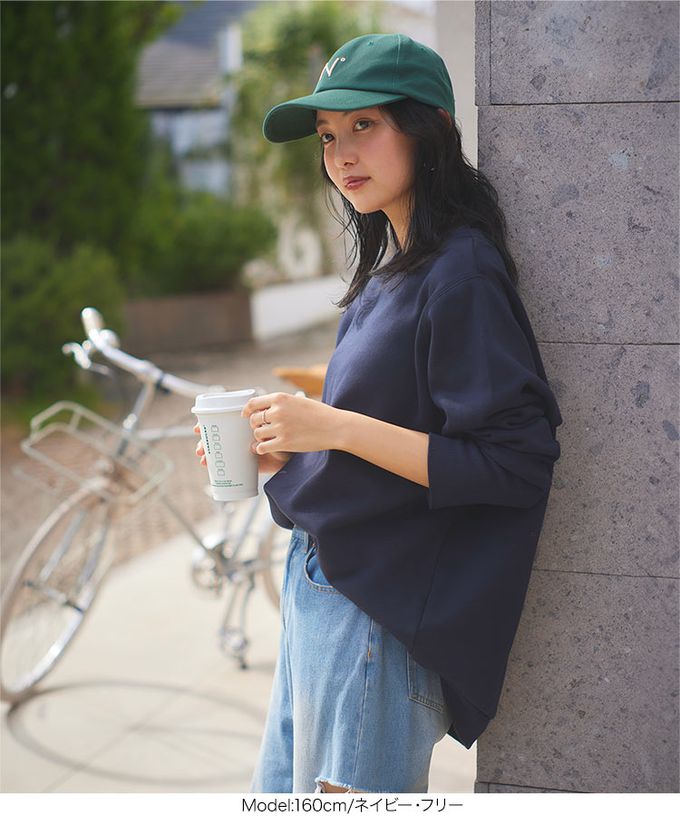 日本 Kobe Lettuce - 極上溫暖 裏起毛俐落束口長袖上衣-灰