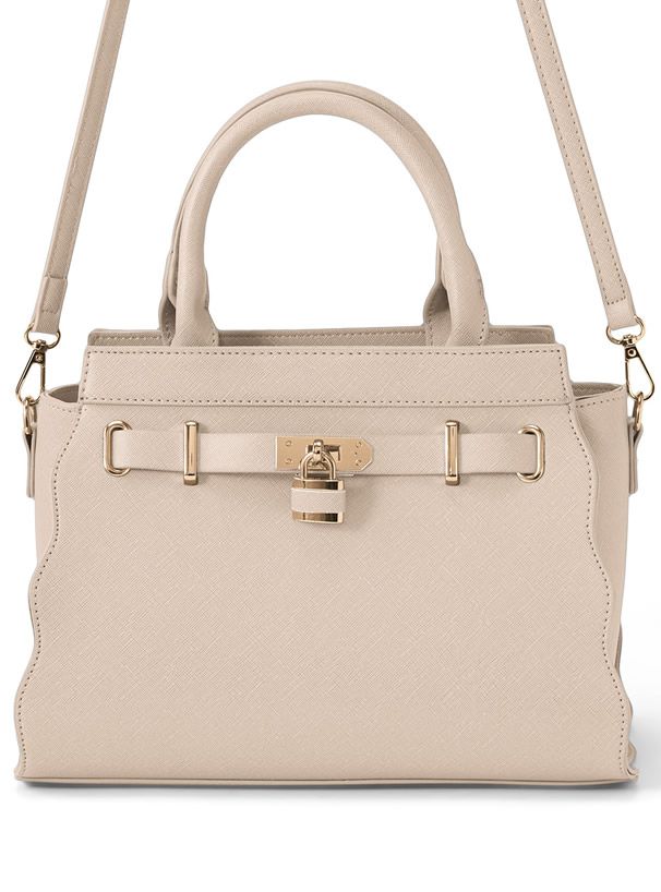 日本 GRL - 2WAY波浪時尚皮質手提包/側背包-天使白