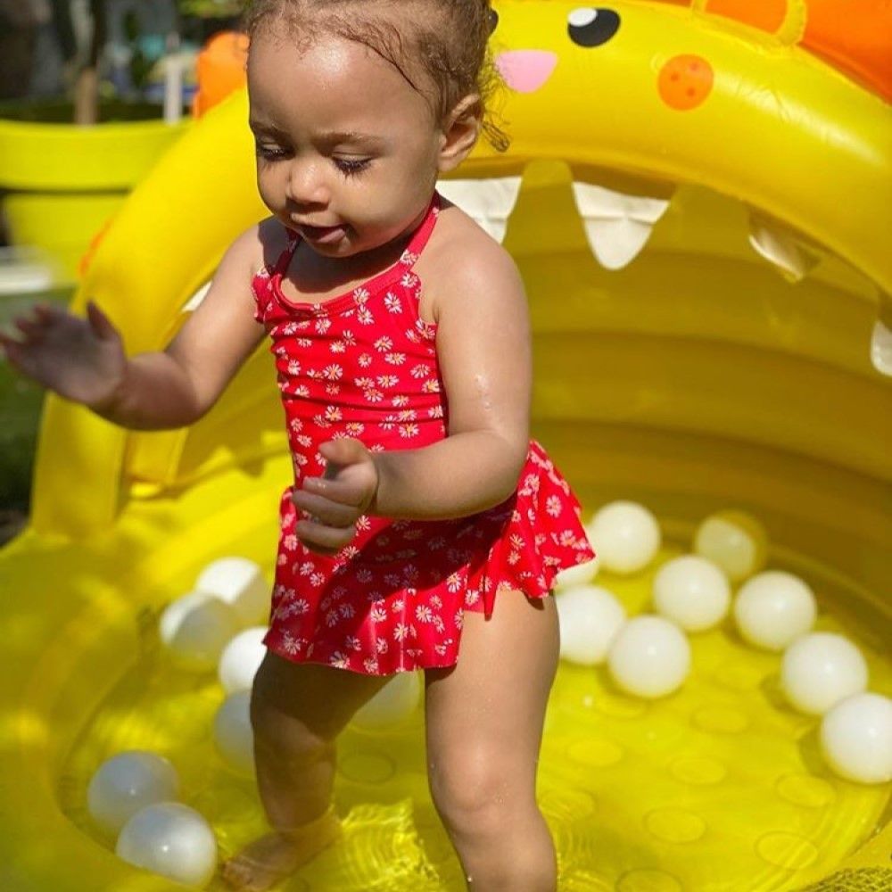 澳洲Sunnylife - 兩用兒童充氣游泳池/浮床-遮陽款-獨角獸