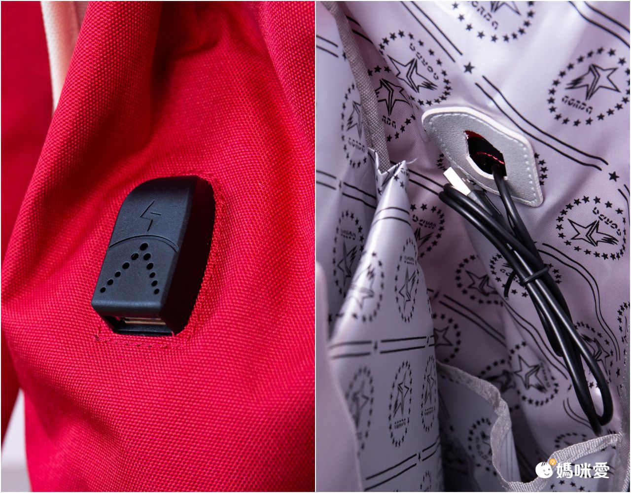 復古風翻蓋書包-粉紅色 (38.5x28x15cm)