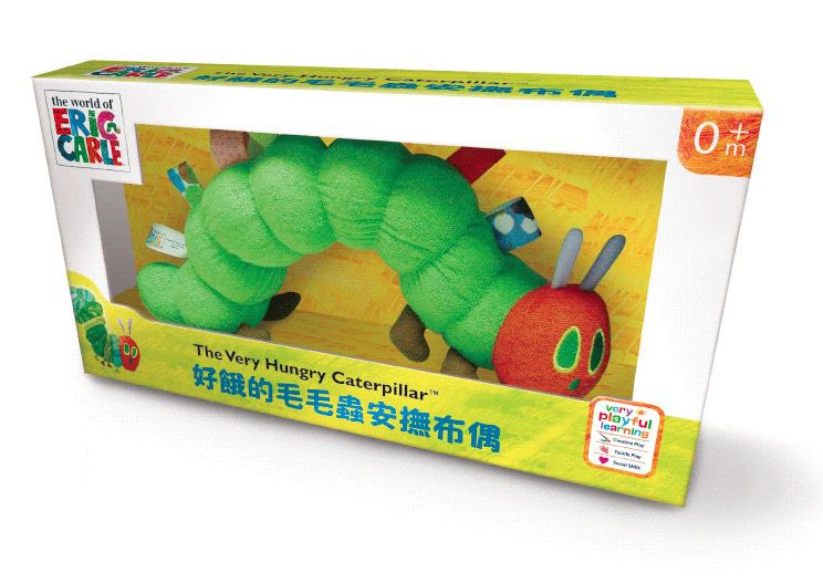 上誼文化 - 安撫布偶-好餓的毛毛蟲
