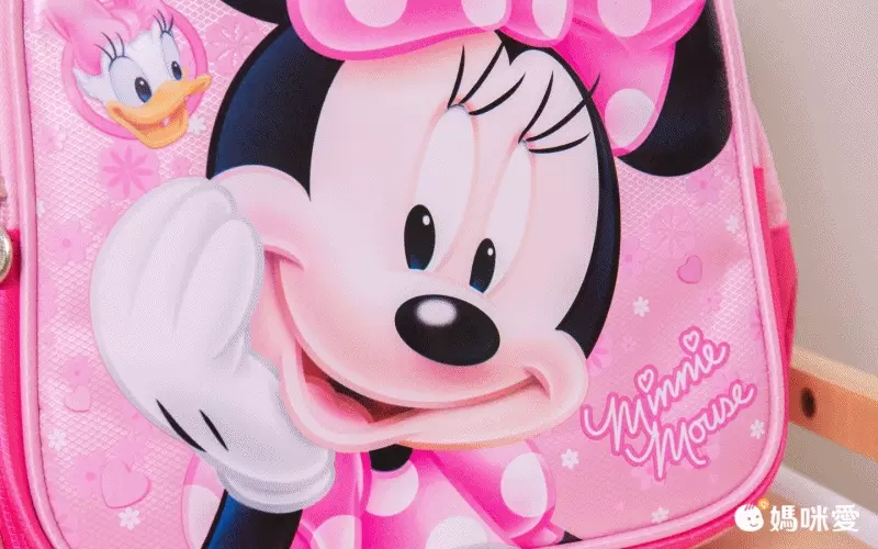 迪士尼減壓防水書包-害羞米妮-玫紅 (適合110-135cm)