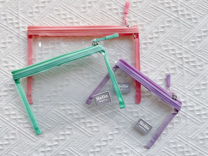 香港百寶袋王 Bagtory HK - Hello Mini 多用途迷你袋-草莓牛奶+馬卡龍綠+馬卡龍紫