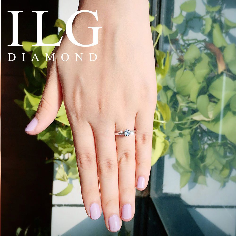 美國ILG鑽飾 - Four Claw New York Fashion 四爪紐約時尚 0.50克拉戒指 – 頂級美國ILG Diamond，媲美真鑽亮度的鑽飾【RI100】-加贈高級珠寶級絨布盒1個-外國抗敏材質電鍍頂級白K金色