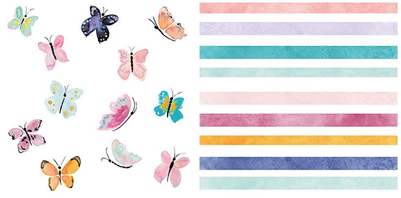 加拿大 lulujo - 竹纖維三入包巾禮盒組-花園