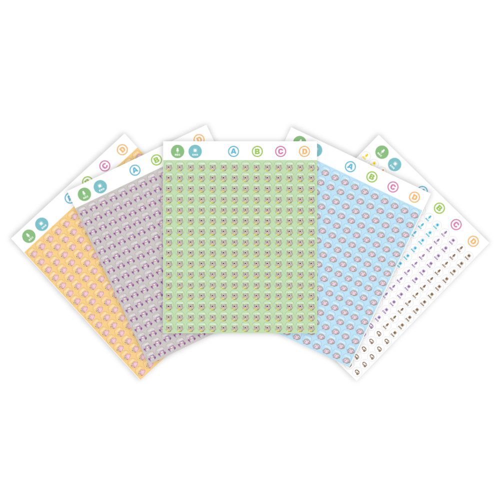 後續錄音貼紙5152張【貼紙號碼10001~15152】