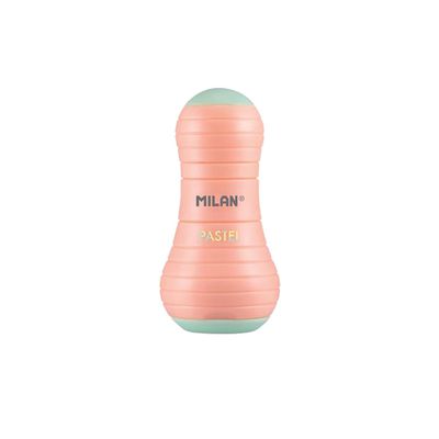 MILAN - 粉嫩馬卡龍橡皮擦+削筆器_甜心粉