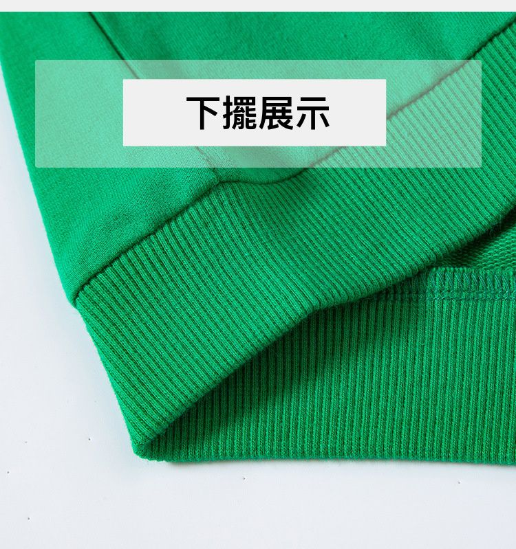 純棉圓領長袖上衣/大學T-抱抱恐龍-黃色