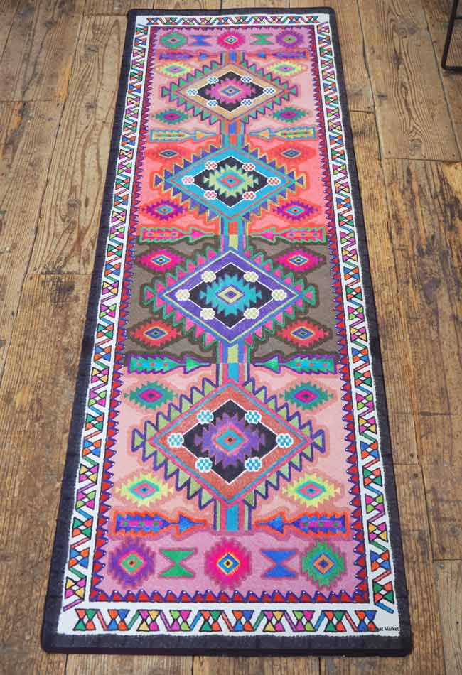 日本 Style Boat Market - 多功能瑜珈墊2mm-異國迷情(MIX) (173*61cm)-1183-016-0-22