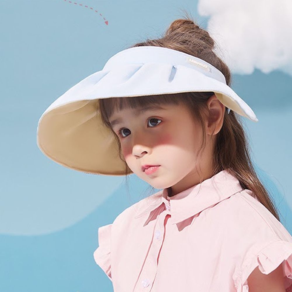 韓國Lemonkid - 空頂貝殼帽(二用)-天空藍