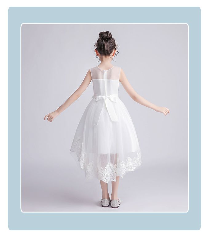 銀雪杉林拖尾禮服