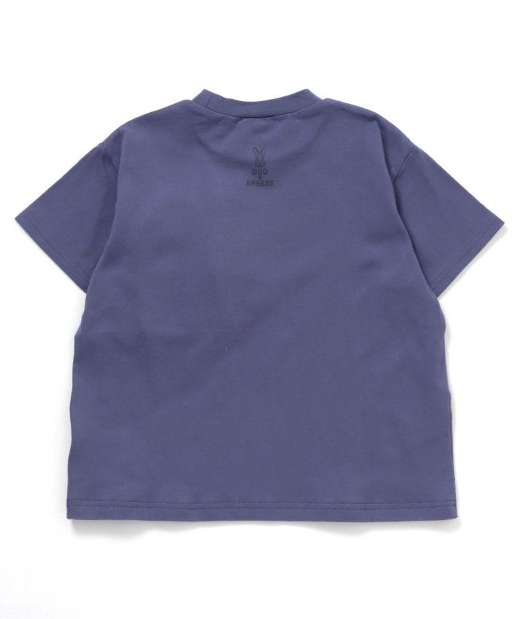 日本 BREEZE - 聯名款 夜光拉鍊大口袋短袖上衣-卡其