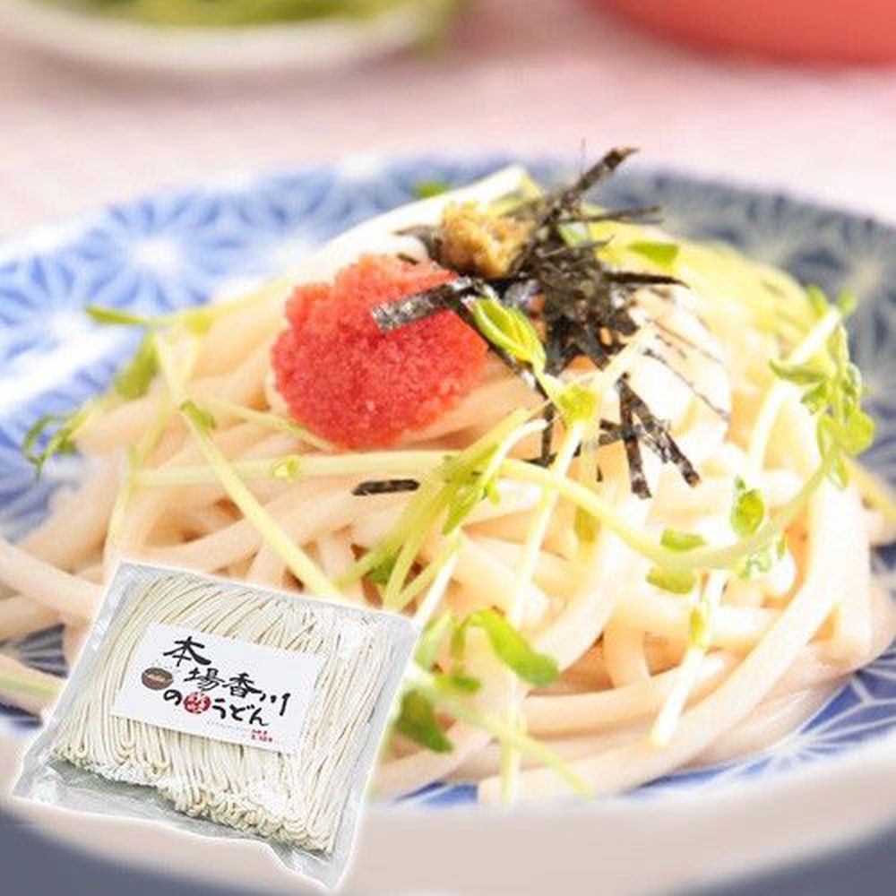 日本老舖こんぴらや - 讚岐手打半生烏龍麵-8-12人份/1000g-效期到2021.03.24