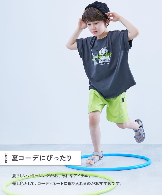 日本 devirock - 防污抗UV 舒適機能短褲-大口袋寬版-翠綠