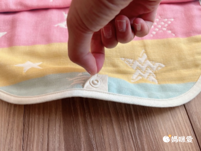 akachan honpo - 0歲開始即可使用的6層棉紗防踢被-米白色 (80cm)