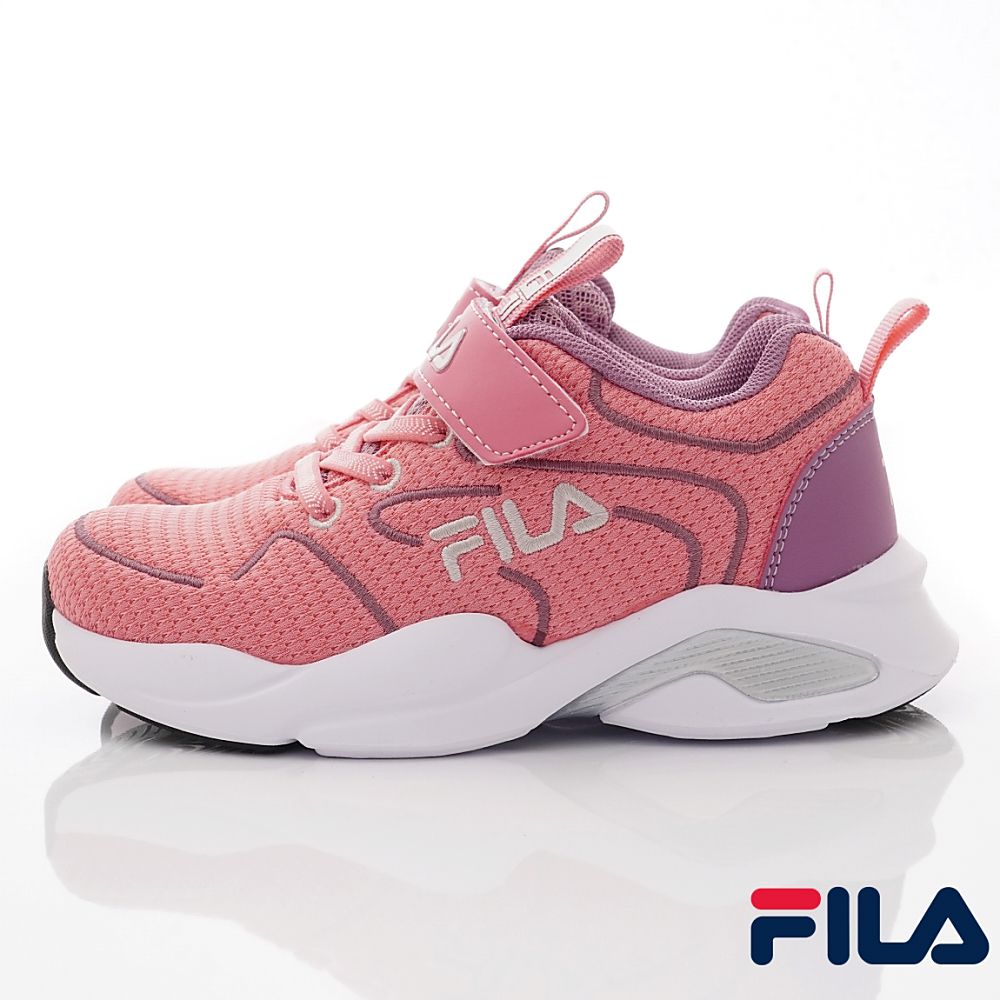FILA - 輕量慢跑鞋款(中小童段)-運動鞋-粉