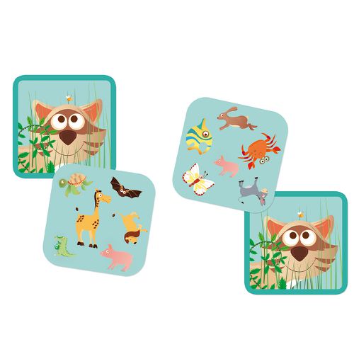 幼兒迷你桌遊玩具 (浣熊找動物)