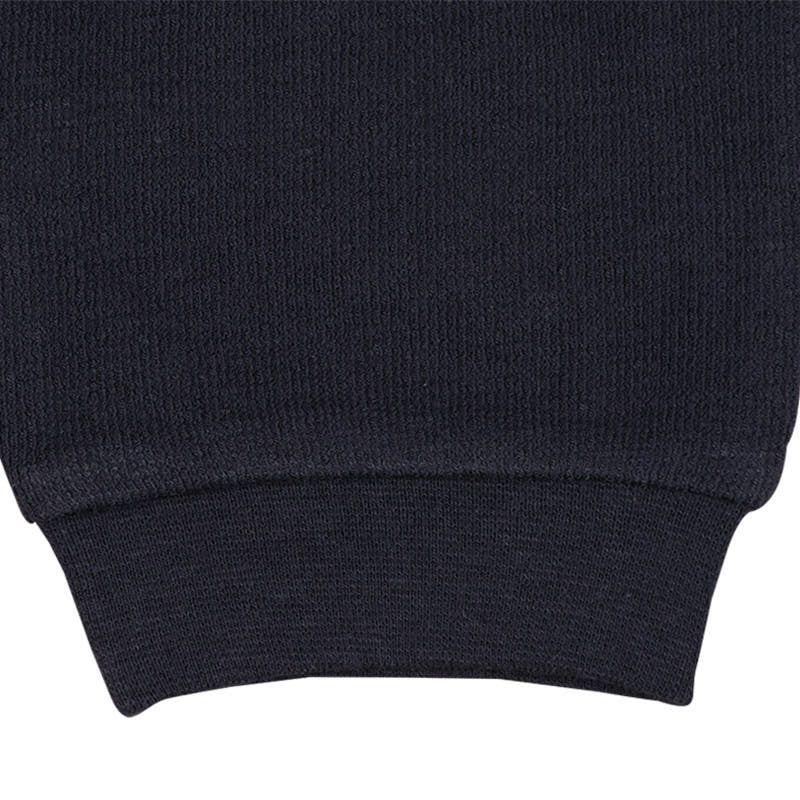 akachan honpo - 7分褲-短毛圈內裡-深藍色